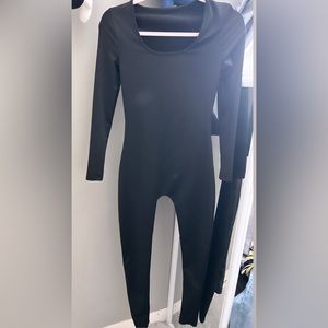 xxs petite black jumpsuit